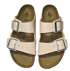 Birkenstock Arizona Vegan Birko-Flor Nubuck Light Rose EU 39 US 8.5 NWOT Germany